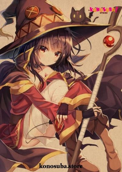 2021 Konosuba Megumin Kraft Paper Poster