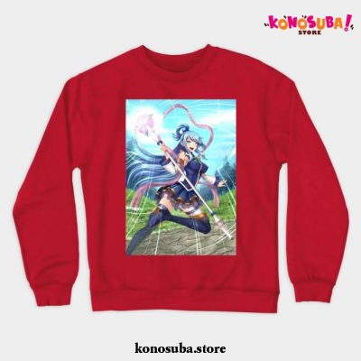 Aqua Crewneck Sweatshirt Red / S