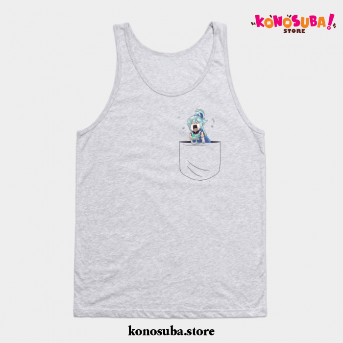 Aqua Pocket Tank Top Gray / S