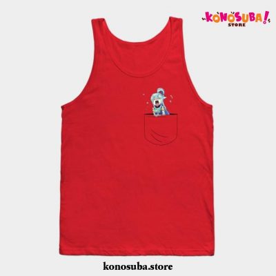 Aqua Pocket Tank Top Red / S