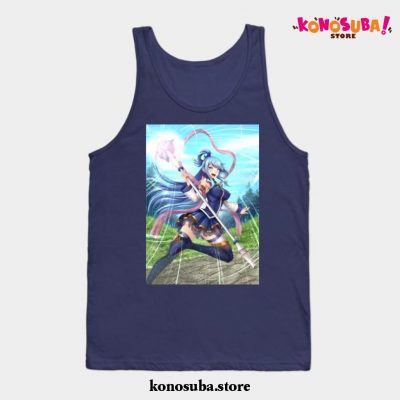 Aqua Tank Top Navy Blue / S