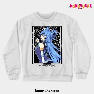 Aqua The Goddess Of Water Crewneck Sweatshirt White / S