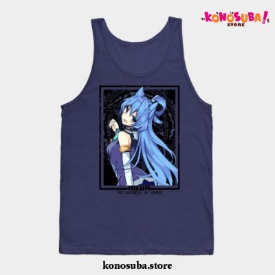 Aqua The Goddess Of Water Tank Top Navy Blue / S