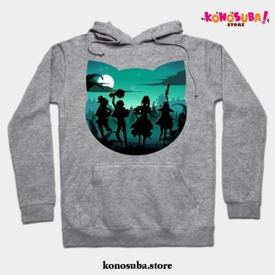 Chomusuke Silhouette Hoodie Gray / S