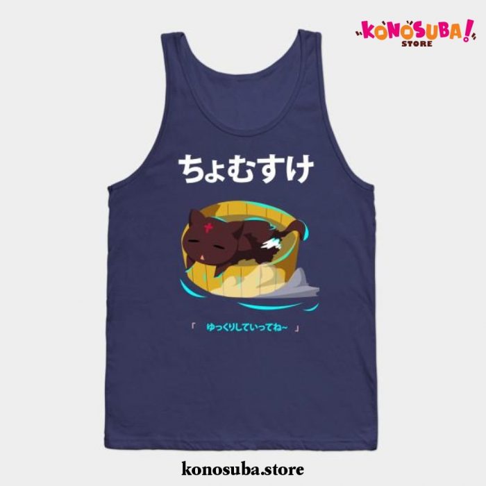 Chomusuke Tank Top Navy Blue / S
