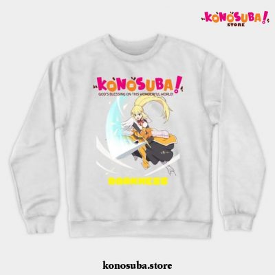 Cool Darkness Crewneck Sweatshirt White / S