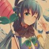 Cute Konosuba Auqa Kraft Paper Poster