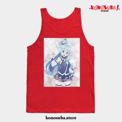 Konosuba Art Tank Top Red / S