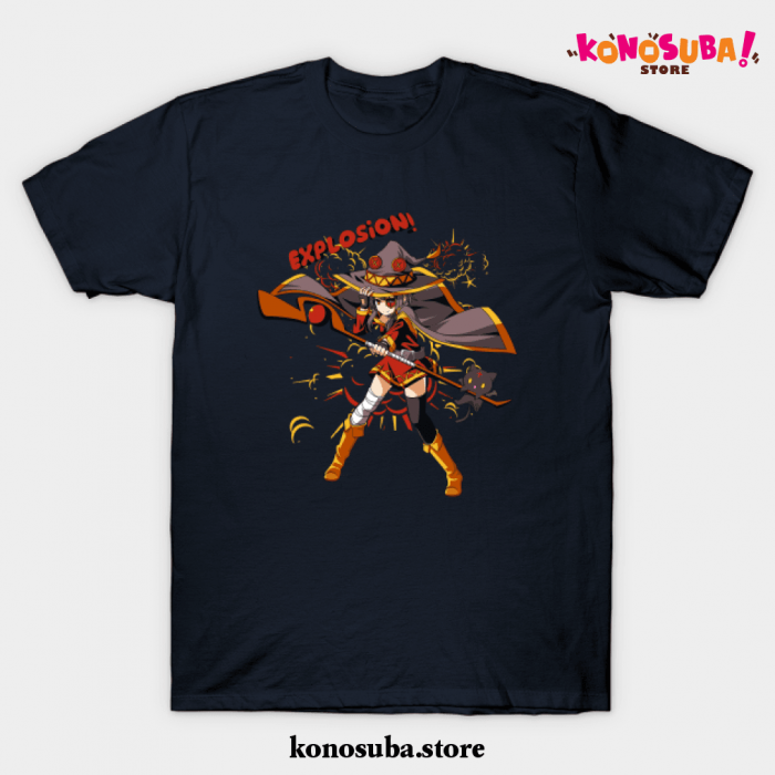 Konosuba - Explosion!! T-Shirt Navy Blue / S