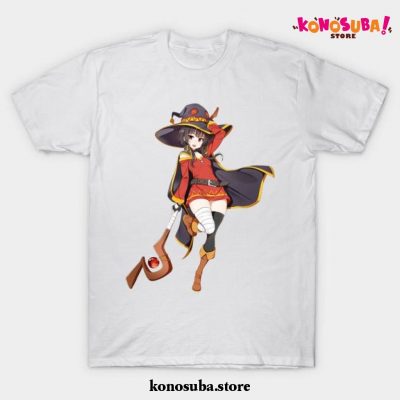 Konosuba Megumin Sexy T-Shirt White / S