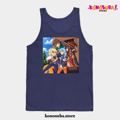 Konosuba Squad Tank Top Navy Blue / S