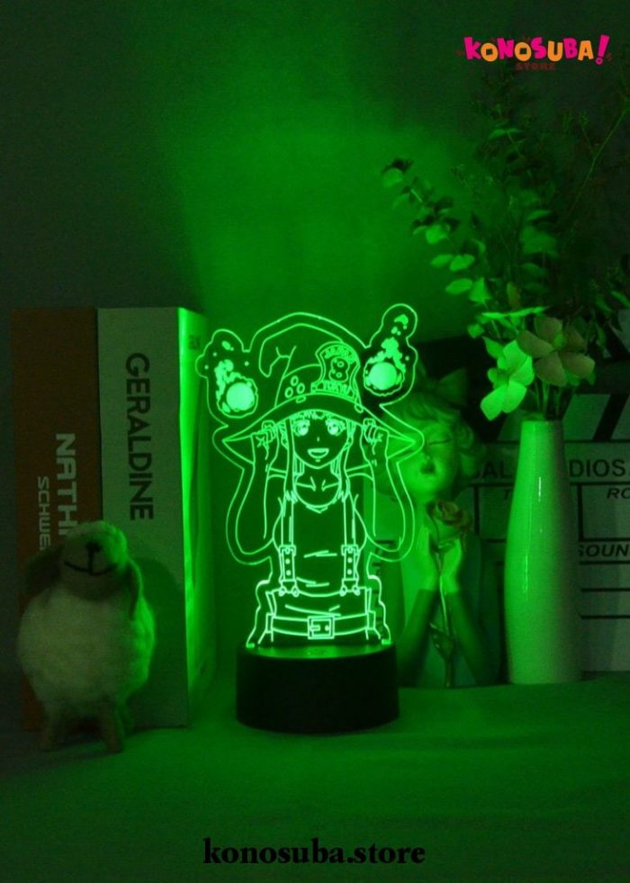 Lovely Konosuba Megumin Girl 3D Lamp Night Light