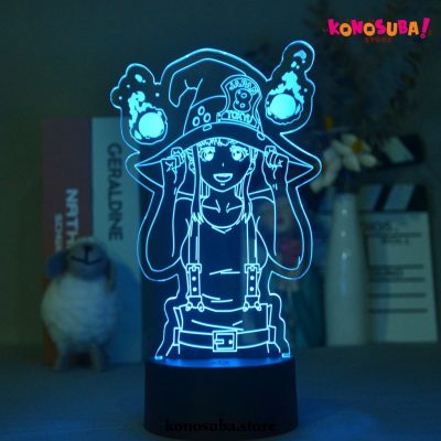 Lovely Konosuba Megumin Girl 3D Lamp Night Light