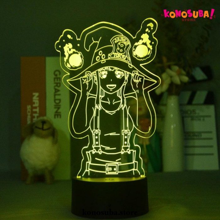 Lovely Konosuba Megumin Girl 3D Lamp Night Light