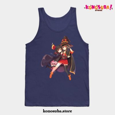 Megumin And Yunyun Tank Top Navy Blue / S