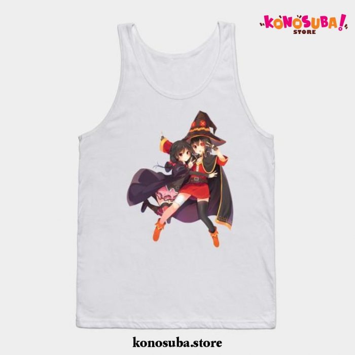Megumin And Yunyun Tank Top White / S
