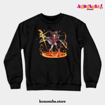 Megumin Cute Crewneck Sweatshirt Black / S