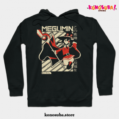 Megumin - Kono Subarashii Anime Shirt Hoodie Black / S