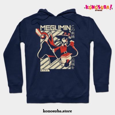 Megumin - Kono Subarashii Anime Shirt Hoodie Navy Blue / S
