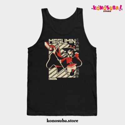 Megumin - Kono Subarashii Anime Shirt Tank Top Black / S