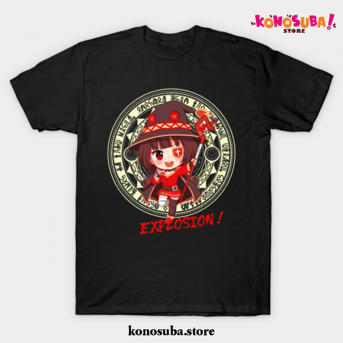 Megumin Konosuba Explosion Magic T-Shirt Black / S