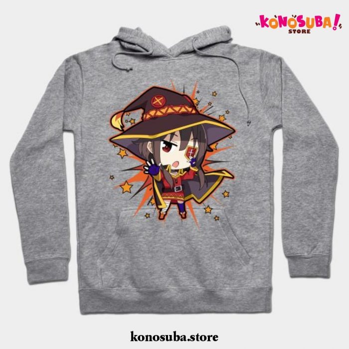 Megumin Xp Hoodie Gray / S
