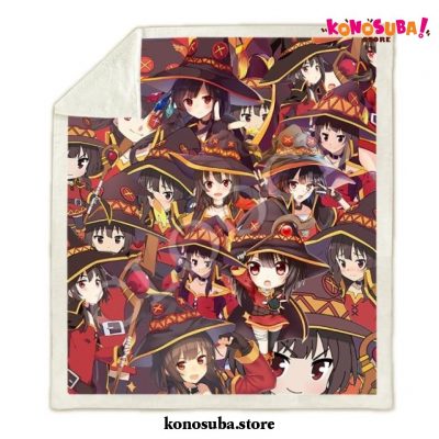 New Konosuba Megumin Blankets 3D Throw Blanket 4 / 130Cm X 150Cm