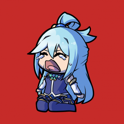 Chibi Aqua Konosuba T-Shirt Official Cow Anime Merch