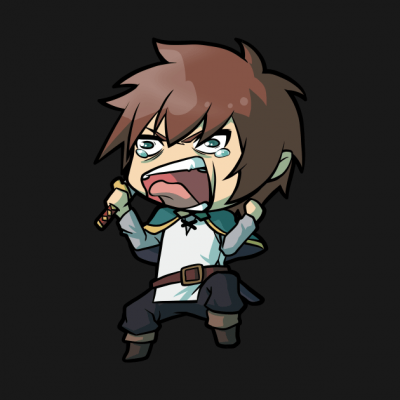 Chibi Kazuma Konosuba T-Shirt Official Cow Anime Merch