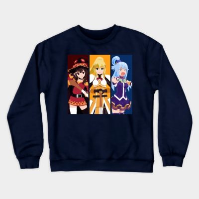Konosuba Girls Crewneck Sweatshirt Official Cow Anime Merch
