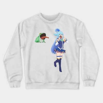 Aqua Being Her Usual Graceful Self Crewneck Sweatshirt Official Cow Anime Merch