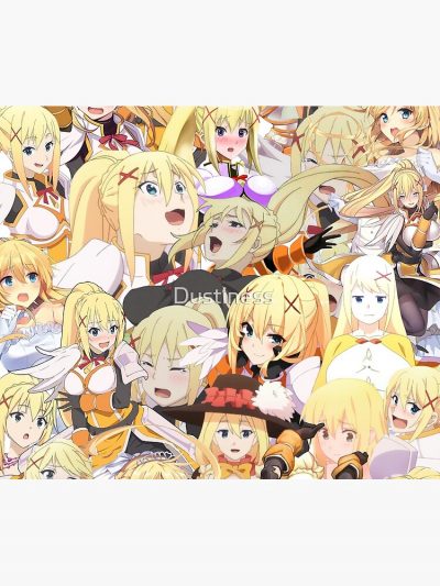 Konosuba Darkness Collage Tapestry Official Cow Anime Merch