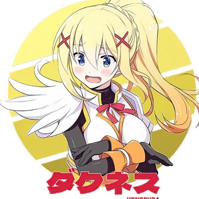 Darkness Konosuba Circle Tote Bag Official Cow Anime Merch