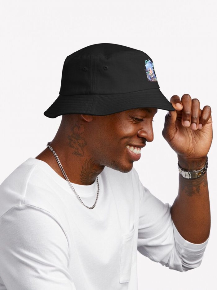 Konosuba Aqua Bucket Hat Official Cow Anime Merch