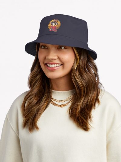 Megumin Konosuba Design Bucket Hat Official Cow Anime Merch
