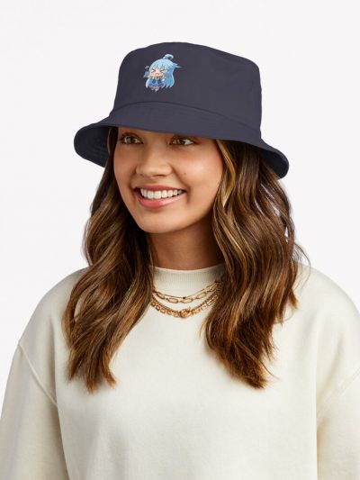 Konosuba Aqua Bucket Hat Official Cow Anime Merch
