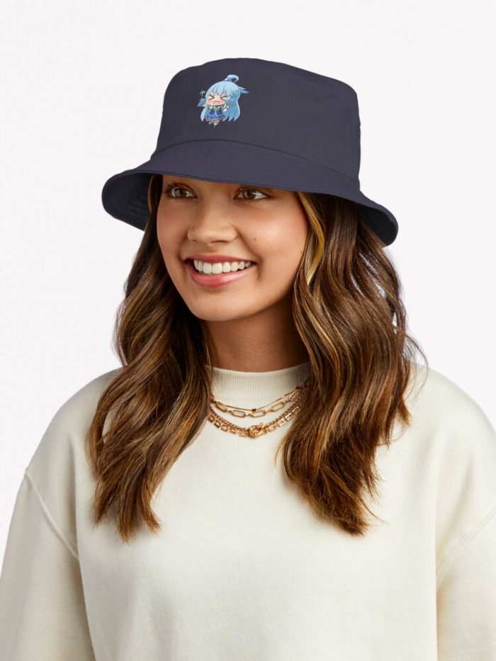 Konosuba Aqua Bucket Hat Official Cow Anime Merch