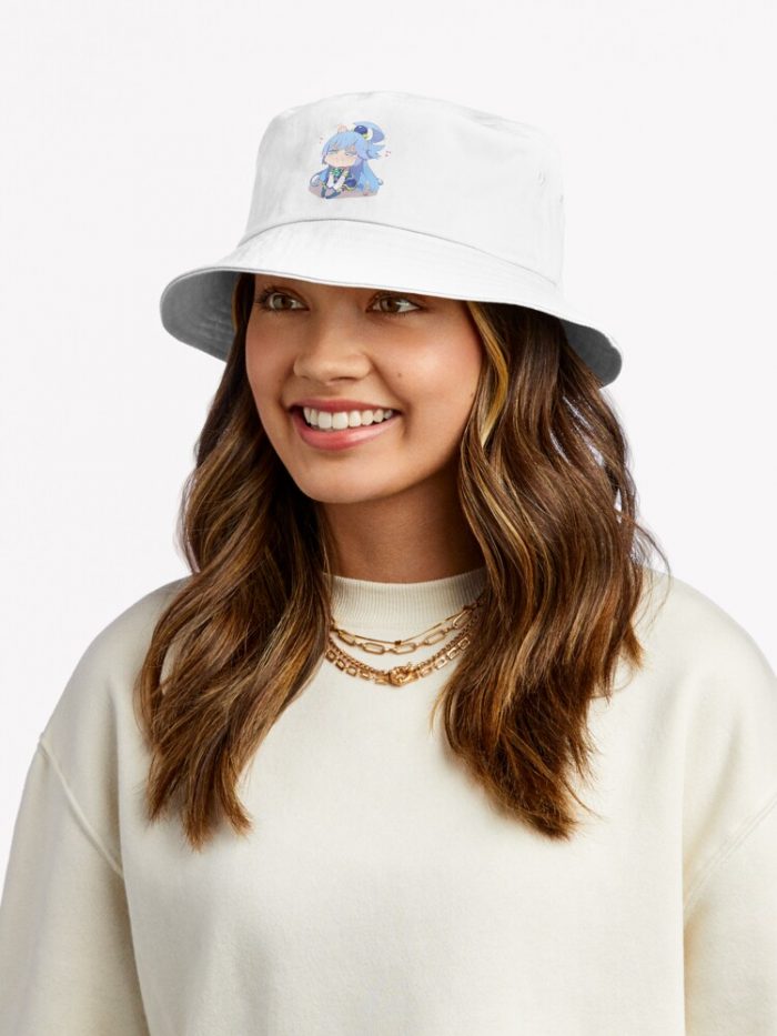 Konosuba Aqua Bucket Hat Official Cow Anime Merch