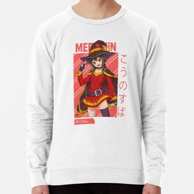 Konosuba Megumin Shirt Pullover Sweatshirt Sweatshirt Official Cow Anime Merch
