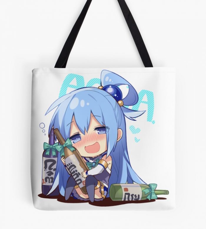 Konosuba Aqua Tote Bag Official Cow Anime Merch