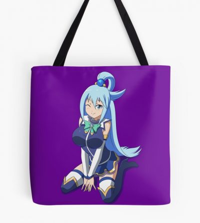 Cute Aqua Konosuba Tote Bag Official Cow Anime Merch
