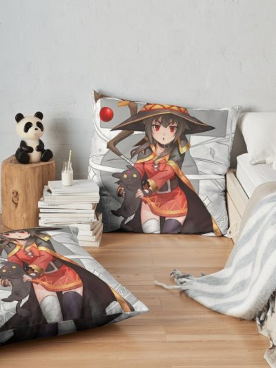 Konosuba Megumin Throw Pillow Official Cow Anime Merch