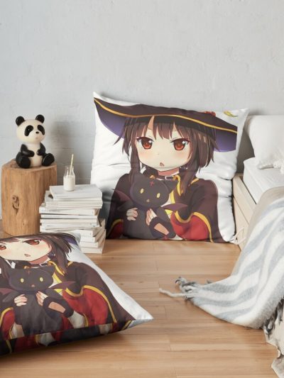 Megumin - Konosuba Throw Pillow Official Cow Anime Merch