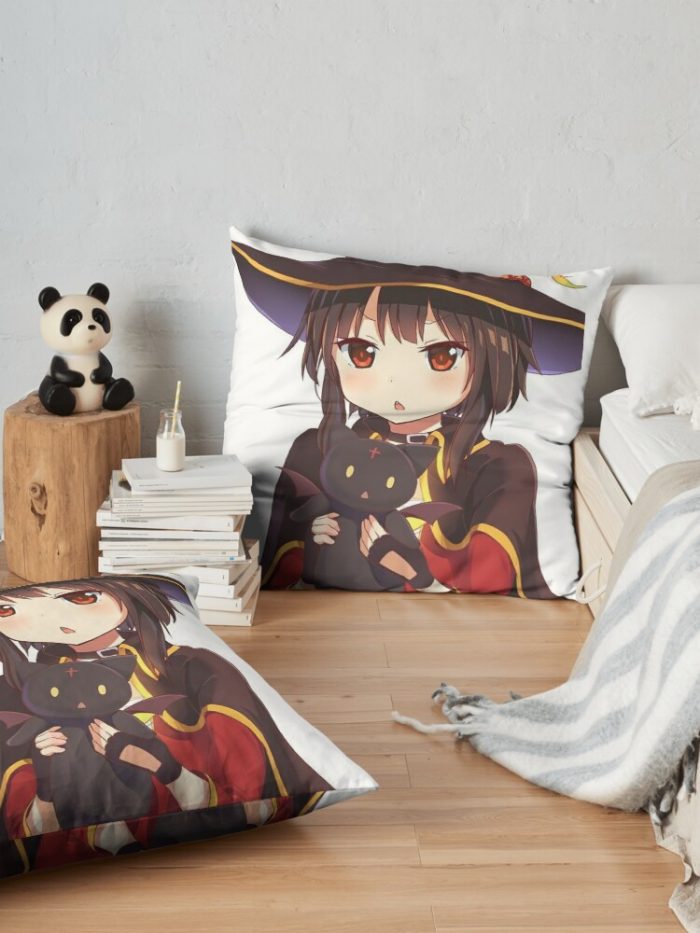 Megumin - Konosuba Throw Pillow Official Cow Anime Merch