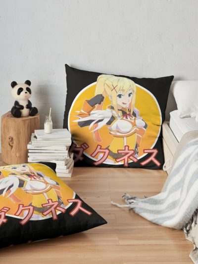 Konosuba Darkness Throw Pillow Official Cow Anime Merch