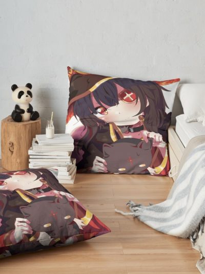 Megumin - Konosuba Throw Pillow Official Cow Anime Merch