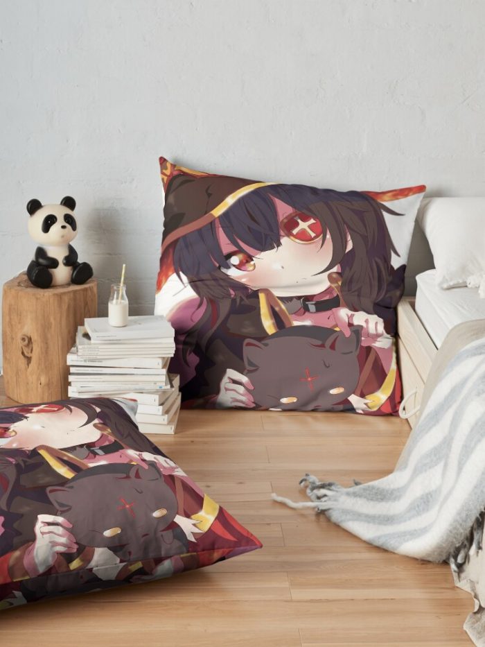 Megumin - Konosuba Throw Pillow Official Cow Anime Merch