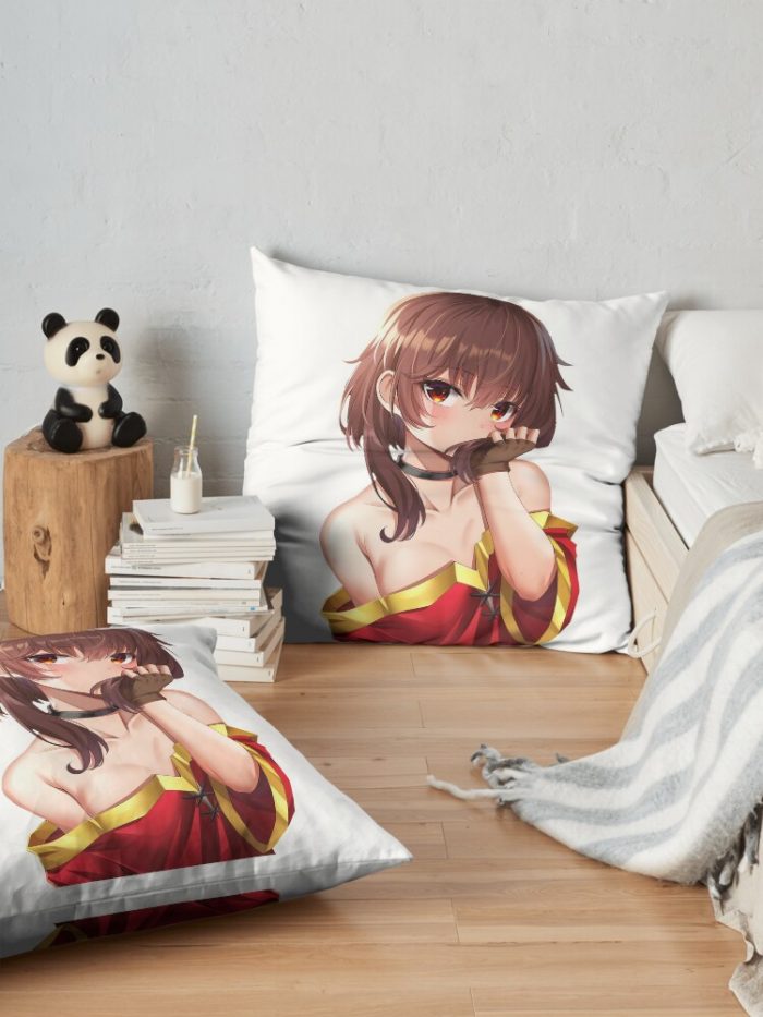 Konosuba: Megumin Throw Pillow Official Cow Anime Merch