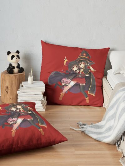 Konosuba Megumin Throw Pillow Official Cow Anime Merch