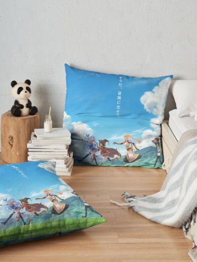 Konosuba Season 3 Throw Pillow Official Cow Anime Merch